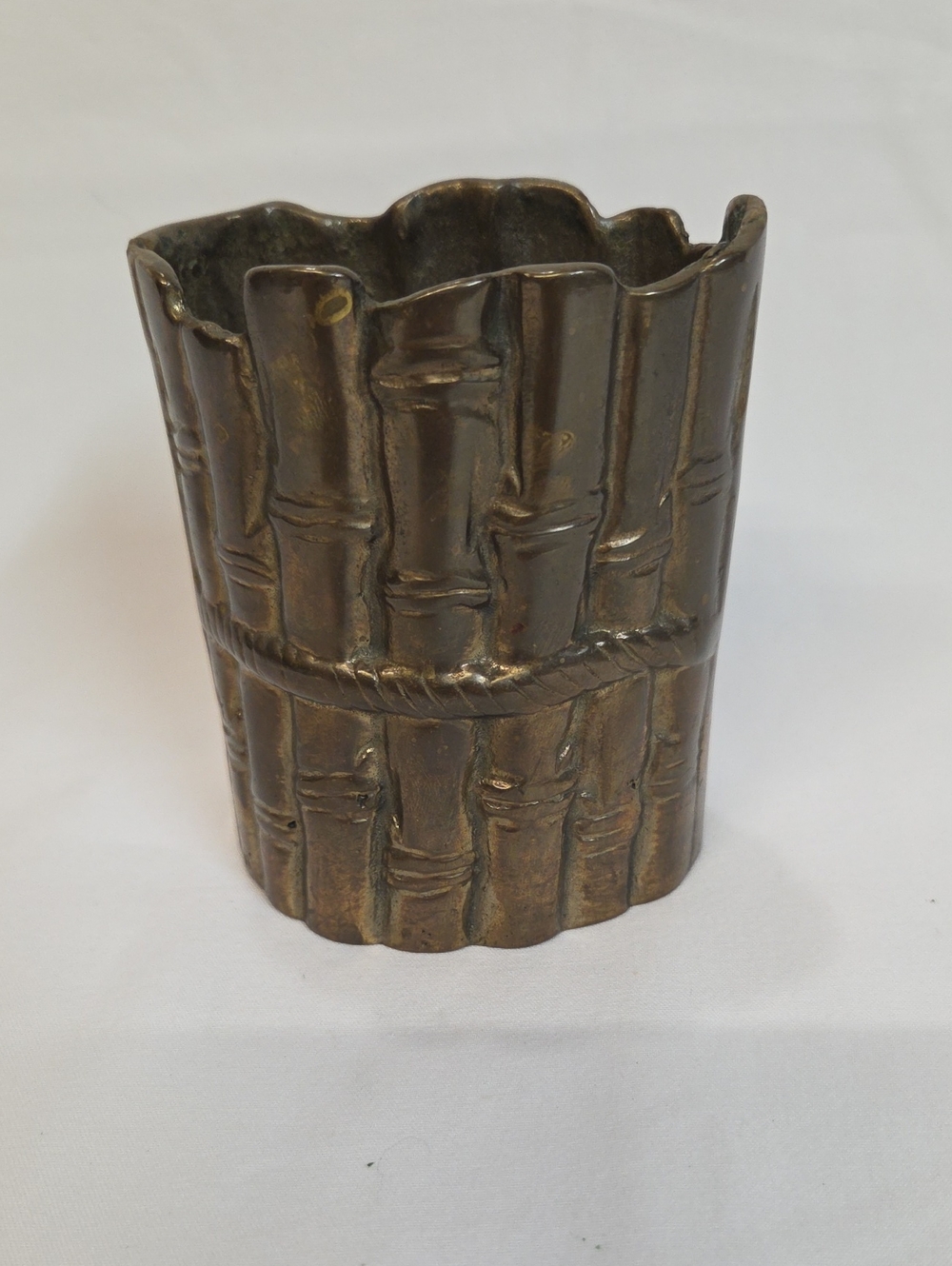 Solid Brass  Bamboo Vase